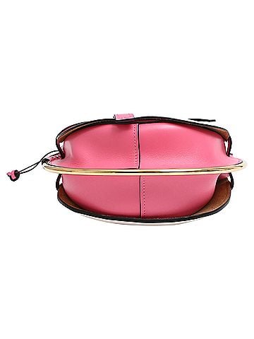 Loewe Loewe Small Gate Dual Shoulder Bag in White and Pink Calf Leather (view 2)