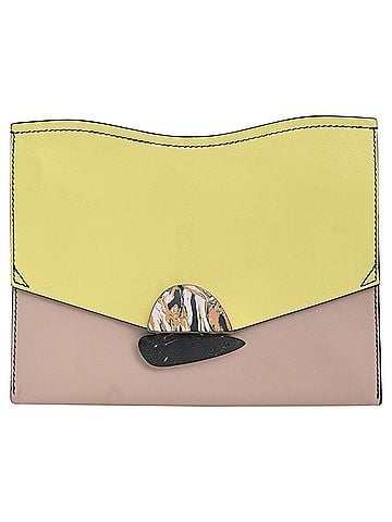 Proenza Schouler Proenza Schouler Medium Curl Clutch in Multicolor Leather (view 1)