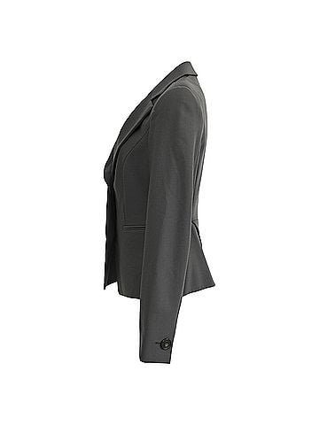 Giorgio Armani Armani Collezioni Single Button Tailored Blazer in Grey Polyester (view 2)