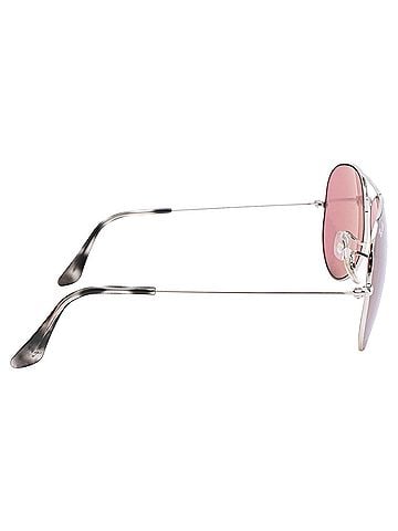 Ray-Ban Rayban Aviator Sunglasses in Silver Metal (view 2)