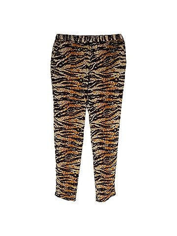 Dolce & Gabbana D&amp;G Printed Pants in Animal Print Silk (view 1)