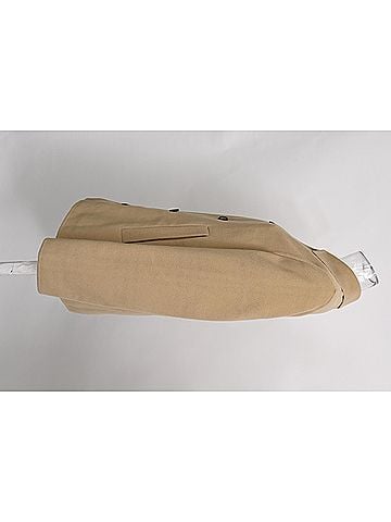 Burberry Burberry Single-Breasted Jacket in Beige Wool (view 2)