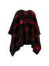 Dsquared2 100% Wool Red Dsquared2 Reversible Poncho in Red Wool One size - photo 3
