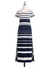 Chico's Stripes Multi Color Blue White Casual Dress Size S - photo 1