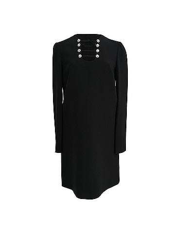 Miu Miu Miu Miu Longsleeve Mini Dress in Black Triacetate (view 1)