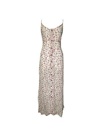 Ganni Ganni Georgette Strap Midi Dress in Floral Viscose (view 1)