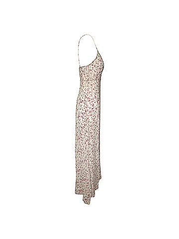 Ganni Ganni Georgette Strap Midi Dress in Floral Viscose (view 2)