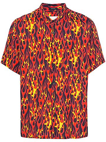 R13 Short Sleeve Button-Down Shirt (view 1)