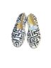 Ubuntu Graphic White Black Flats Size 6 - photo 1