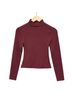 Aritzia Burgundy Long Sleeve Top Size M - photo 2
