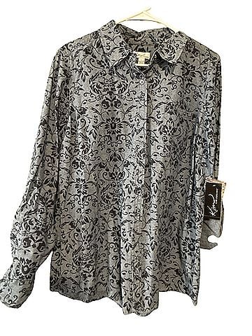Kim Rogers Kim Rogers button up long sleeve shirt Long Sleeve Button-Down Shirt (view 1)