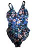 Miraclesuit Floral Multi Color One Piece Swimsuit Size 12 - photo 1