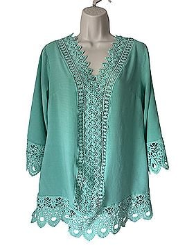 Solitaire Swim Long Sleeve Blouse (view 1)