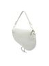 Dior 100% Leather White Grained Calfskin Saddle Bag One size - photo 3