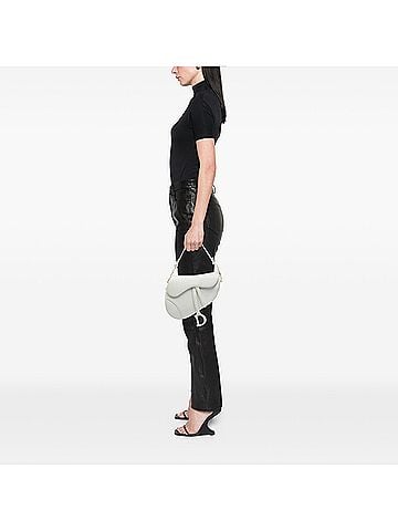Dior Grained Calfskin Saddle Bag (view 2)