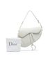 Dior 100% Leather White Grained Calfskin Saddle Bag One size - photo 6