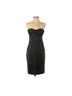 Express Stripes Black Silver Cocktail Dress Size 2 - photo 1