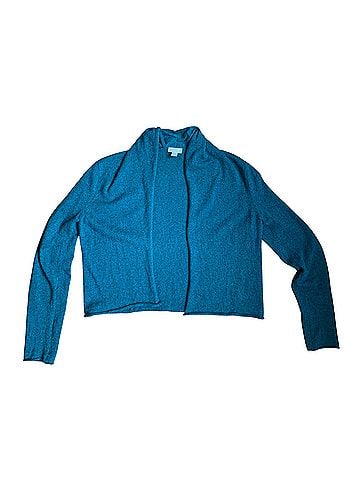 Garnet Hill Cashmere cropped boxy Cashmere Cardigan (view 1)