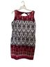 Cato 95% Polyester 5% Spandex 100% Polyester Animal Print Chevron-herringbone Tie-dye Multi Color Cocktail Dress Size XL - photo 1