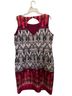 Cato 95% Polyester 5% Spandex 100% Polyester Animal Print Chevron-herringbone Tie-dye Multi Color Cocktail Dress Size XL - photo 2