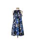 Title Unknown 100% Polyester Graphic Blue Casual Dress Size S - photo 1