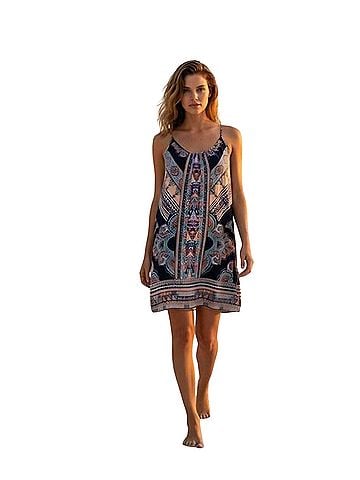Pink Owl Casual Dress (view 1)