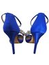 Betsey Johnson Blue Silver Heels Size 8 - photo 2