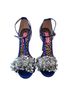 Betsey Johnson Blue Silver Heels Size 8 - photo 3