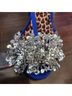 Betsey Johnson Blue Silver Heels Size 8 - photo 5