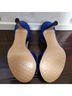 Betsey Johnson Blue Silver Heels Size 8 - photo 7