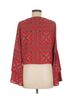 Altar'd State Floral Red Long Sleeve Blouse Size M - photo 2