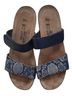 Naot Multi Color Blue Silver Sandals Size EU 39 - photo 1