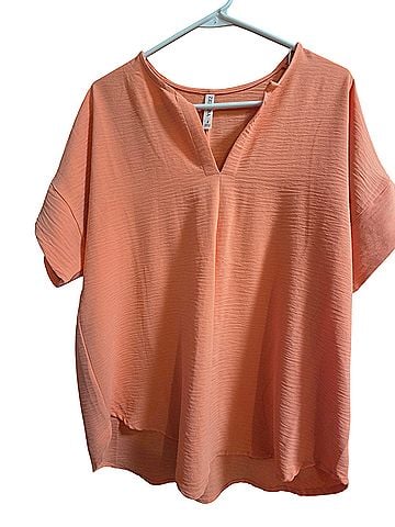 Zenana Outfitters Short Sleeve Blouse (view 1)