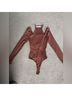 Astr Brown Bodysuit Size S - photo 4