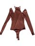 Astr Brown Bodysuit Size S - photo 2