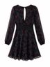 BCBGeneration 100% Polyester 100% Polyester 100% Polyester Print Black Red Blue Cocktail Dress Size 0X - photo 4