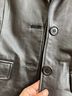 Guess Jeans 100% Leather Black Leather Jacket Size L - photo 8