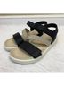 Ecco 100% Leather Black Brown Sandals Size 8 1/2 - photo 8