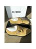 RE/DONE 100% Suede Brown Black Flats Size 9 - photo 8