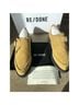 RE/DONE 100% Suede Brown Black Flats Size 9 - photo 4