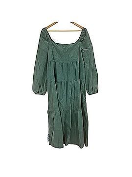 ASOS tiered cord babydoll midi smock dress Casual Dress (view 2)