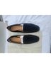 FARM Rio 100% Suede Black Flats Size EU 40 - photo 4