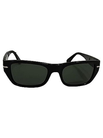 Persol Persol PO3307S Rectangular Sunglasses in Black Acetate (view 1)