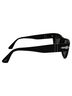 Persol 100% Acetate Black Persol PO3307S Rectangular Sunglasses in Black Acetate Size L - photo 2