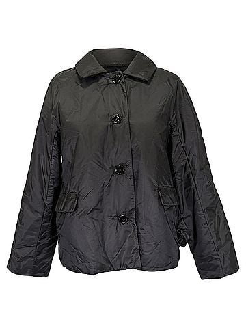 Max Mara Max Mara The Cube Water-Repellent Jacket in Black Polyester (view 1)