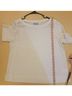 Pure Collection 100% Silk White Short Sleeve Silk Top Size 12 - photo 6
