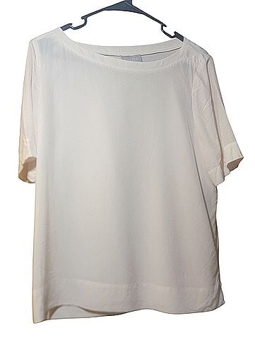 Pure Collection Short Sleeve Silk Top (view 1)
