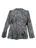Alice + Olivia Floral Gray Black Blazer Size 6 - photo 2