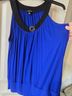 Spense Blue Sleeveless Blouse Size XL - photo 6
