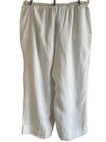 J.Jill Linen Cropped Wide Leg Casual Pants (view 2)
